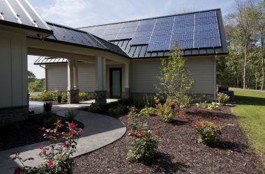solar pv custom green home