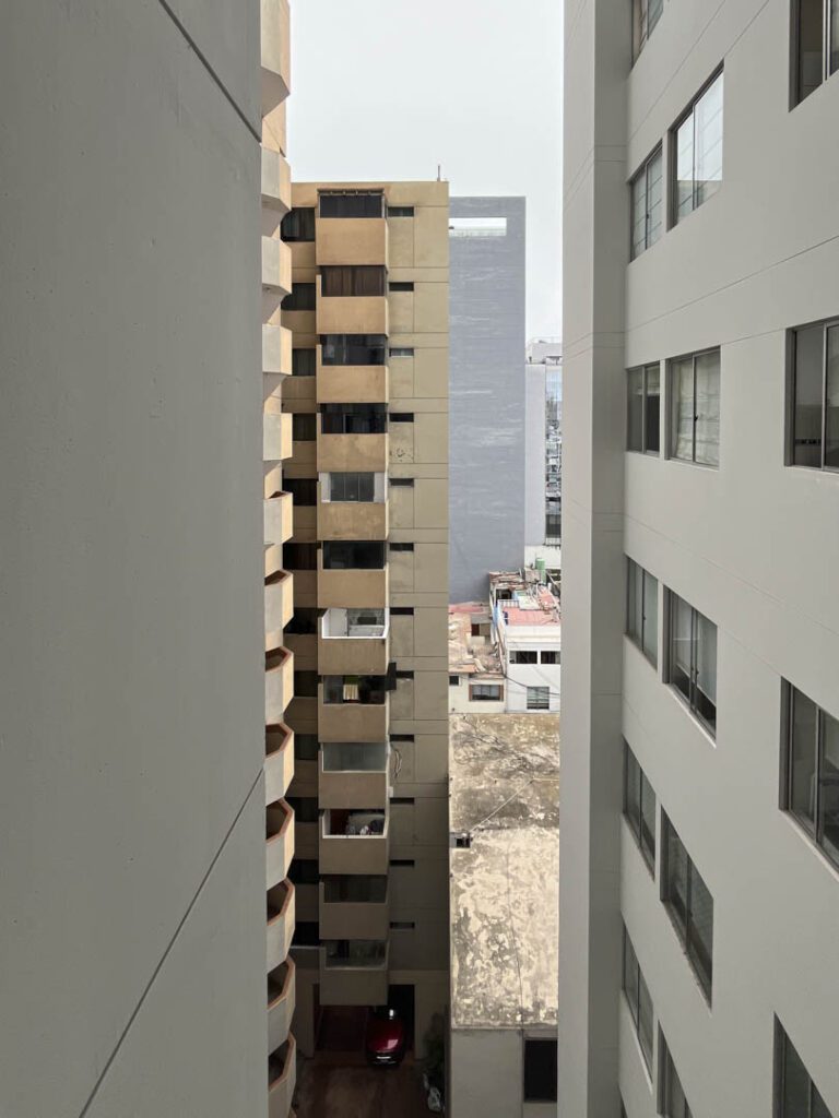 Buildings in Lima, Peru.