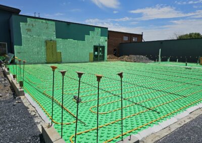 Project Update: Eastern Mennonite Elementary School – walls and radiant floor