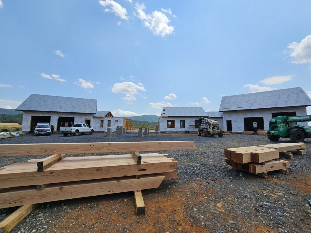 rockingham county timber frame home