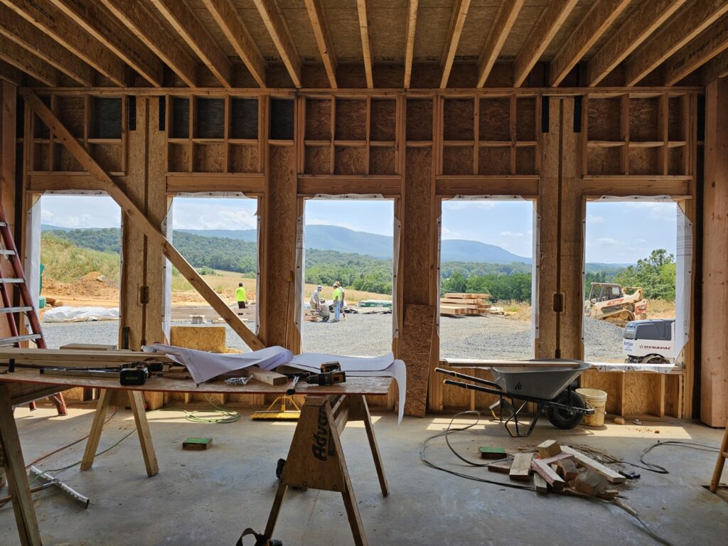 rockingham county timber frame home