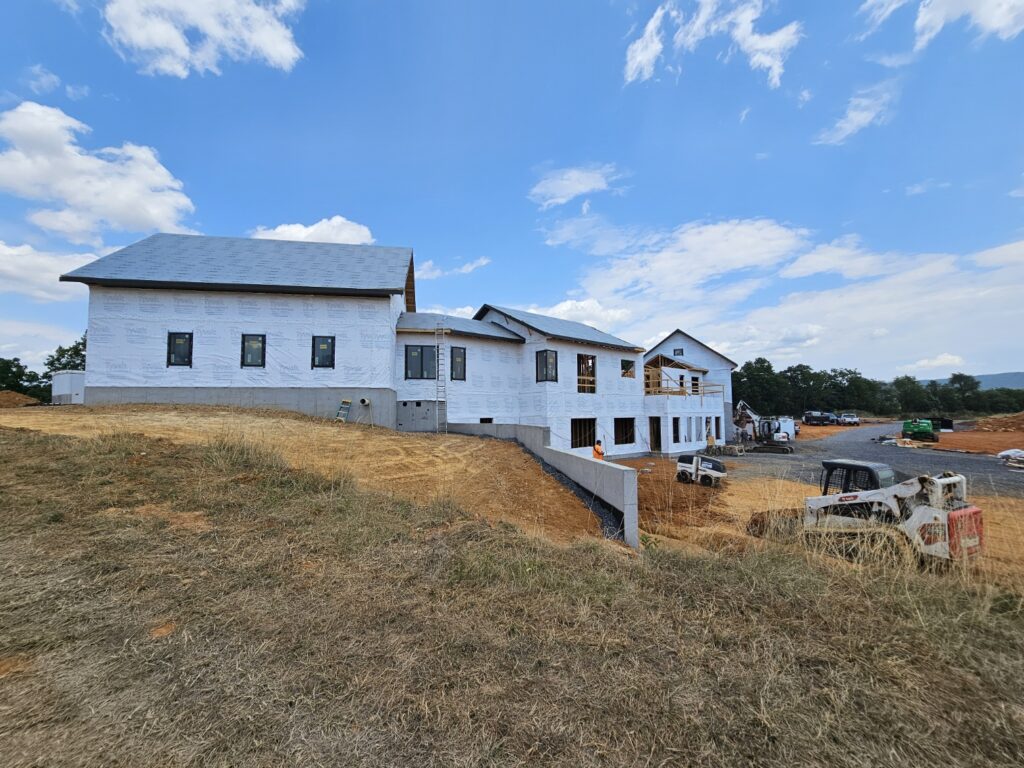 rockingham county timber frame home