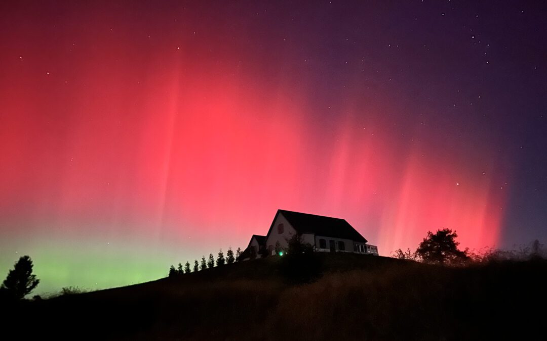 Northern Lights from Afton Mountain